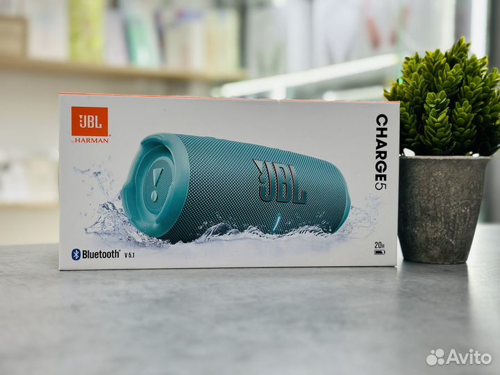 Колонка JBL Charge 5 Teal