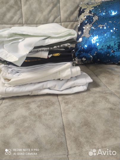 Рубашки,лонгслив,майки новые пакетом 146