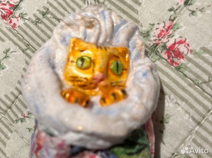 Ватные елочные игрушки ручной работв наборе