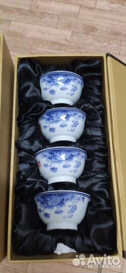 Дорожный китайский сервис. Фарфор. Новый