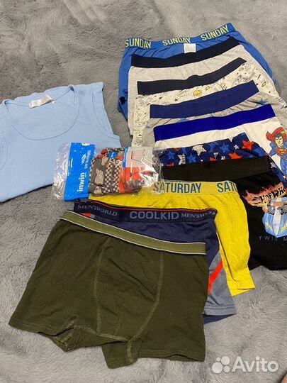 Вещи пакетом на мальчика 122 128 134