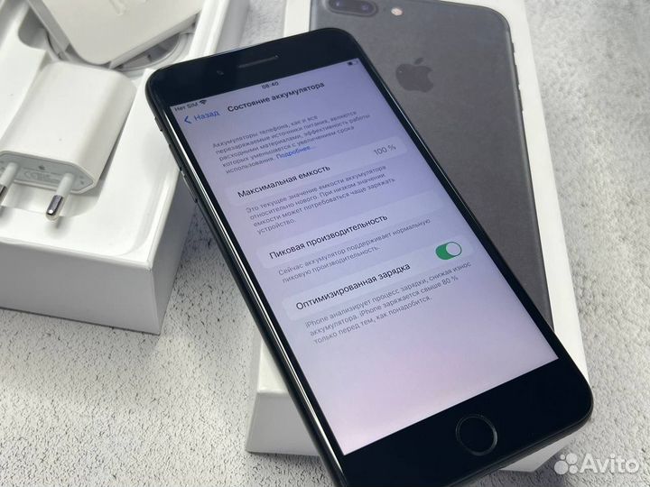 iPhone 7 plus 256gb акб-100 Отличное Состояние