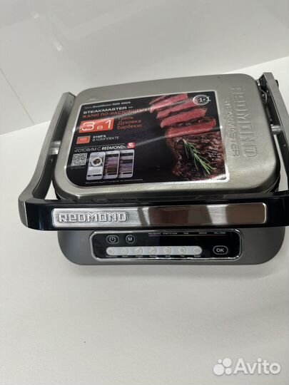 Электро гриль редмонд