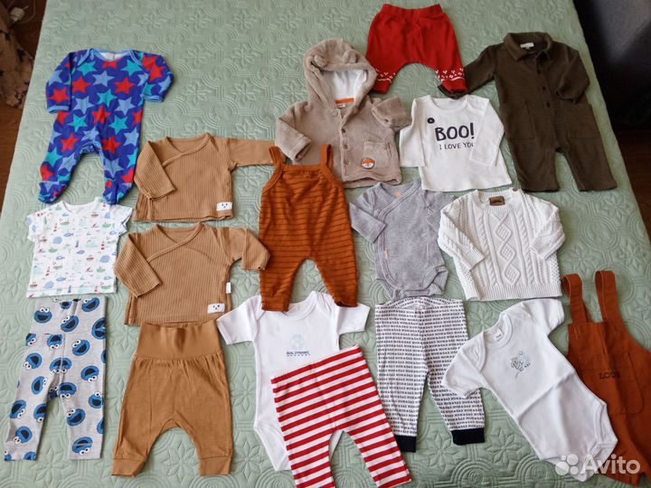 Пакет фирменных вещей для новорожденных до 3 мес