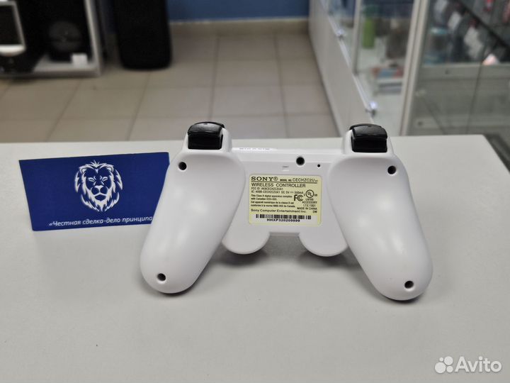 Джойстик для PS3 Dualshock 3 белый/копия