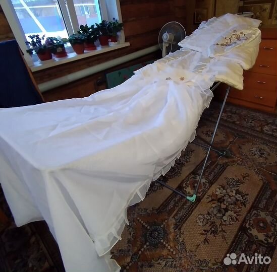 Матрас детский (балдахин+бортики)