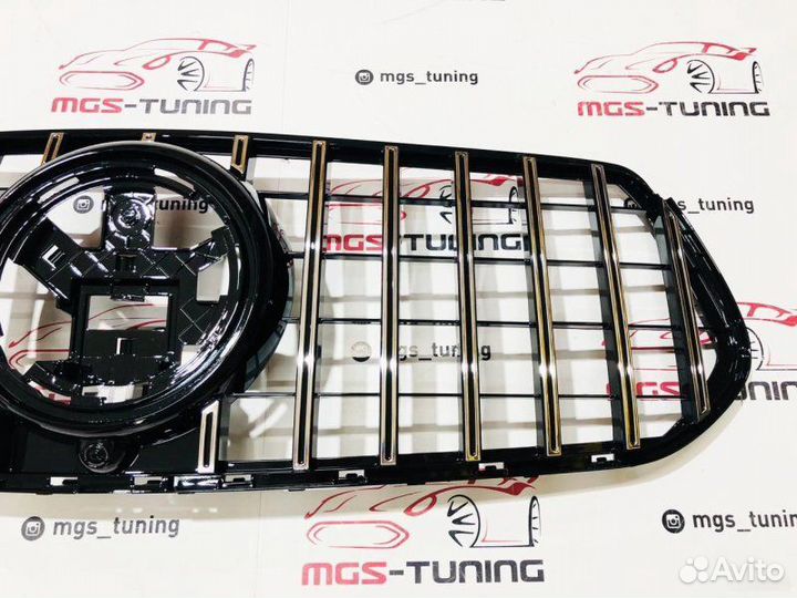 Решетка радиатора Mercedes GLE-Coupe c167 gt style