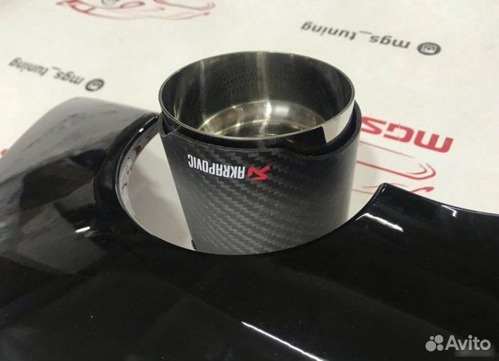 Диффузор BMW 3 G20 M-Performance + Akrapovic Mat