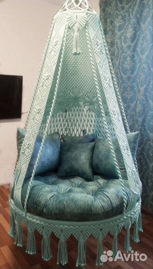 Подвесной шатёр ручной работы