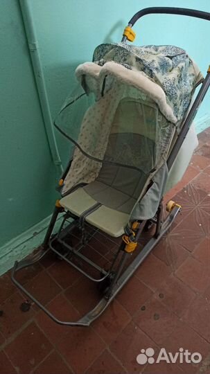 Коляска санки