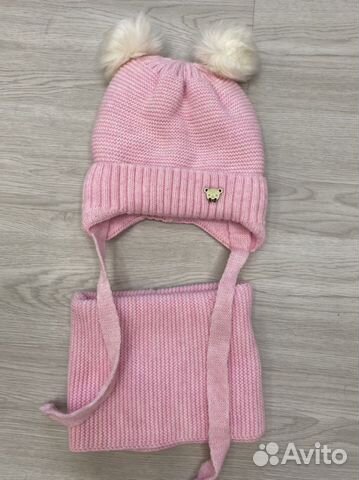 Комплект шапка, шарф