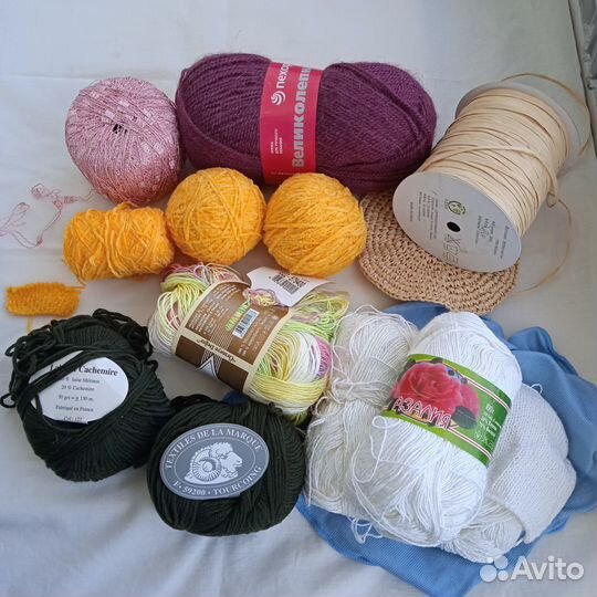 Меринос с кашемиром рафия хлопок плюшевая пряжа