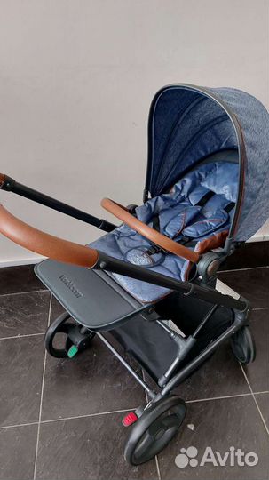 Коляска прогулочная лёгкая, большие колёса, реверс