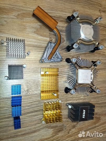 Радиаторы для чипсетов, процессоров, памяти