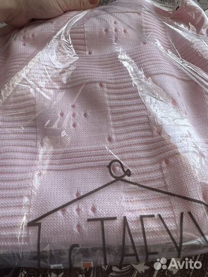 Плед детский вязаный