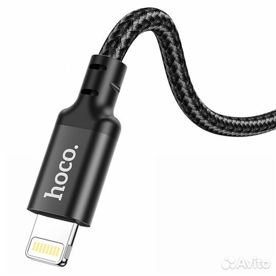 Кабель hoco. X14 USB-C - Lightning, 3 метра