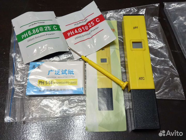 PH meter, электронный прибор для измерения PH