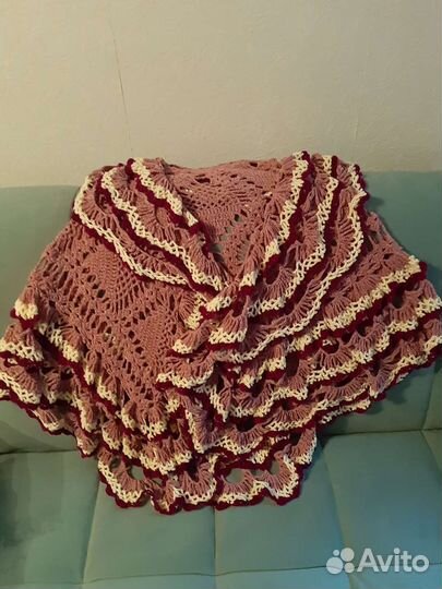Шаль ручной работы