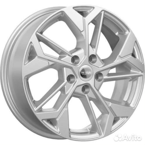 Диски K&K кс1062 6.5x17 5*114.3 ET50 DIA54.1 Сильвер Литой