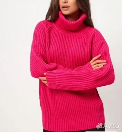 Свитер женский оверсайз с горлом