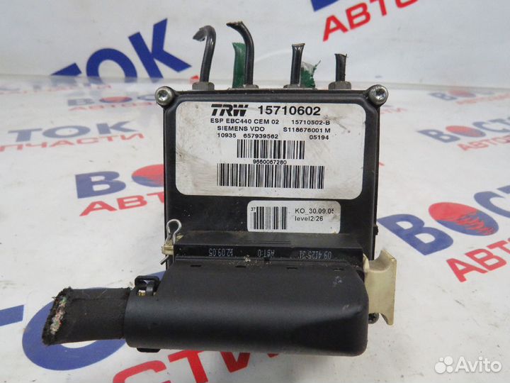 Блок ABS peugeot 407 6E