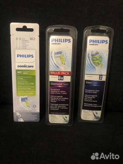 Сменные насадки к зубным щеткам Oral-B и philips