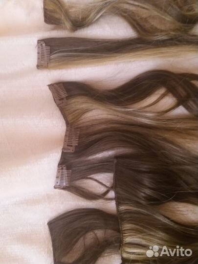 Волосы для наращивания -Новые (пряди на гребешках)