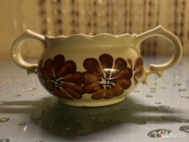 Сахарница польская керамика