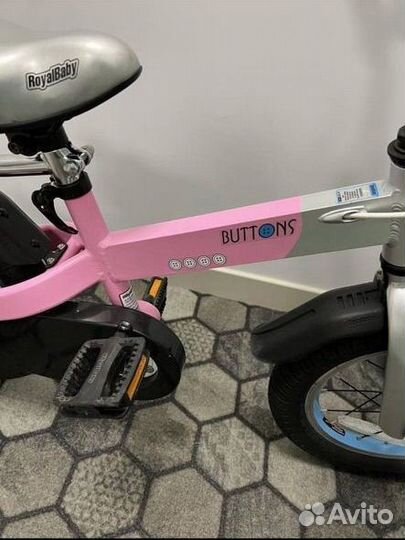 Детский велосипед Roual Baby Buttons Steel 14