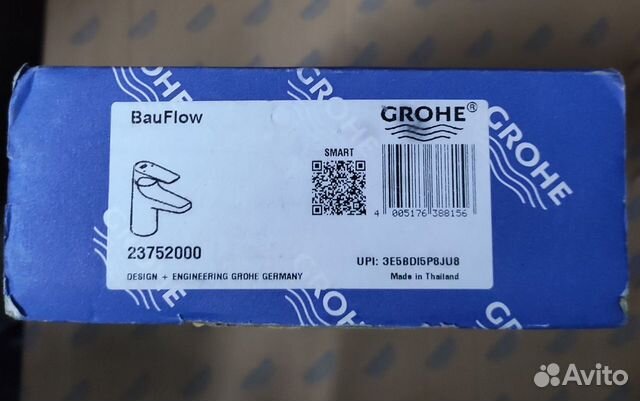 Смеситель для раковины, grohe BauFlow новый