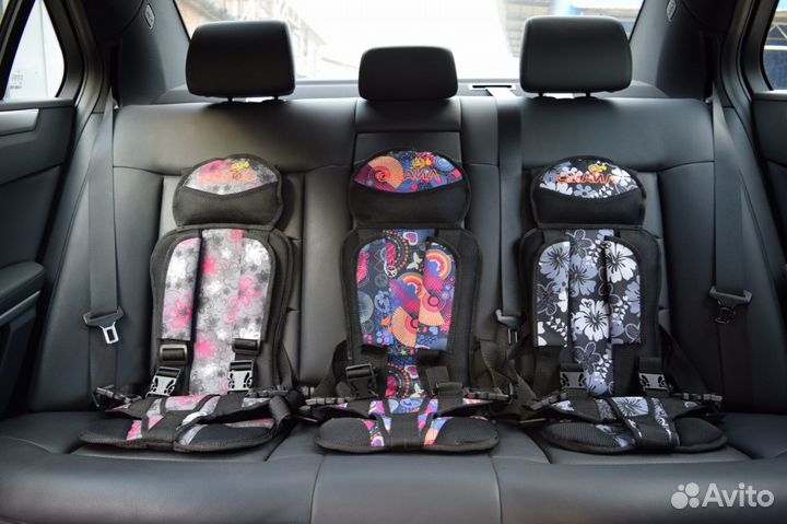 Бескаркасное автокресло. Сертификат прилагается