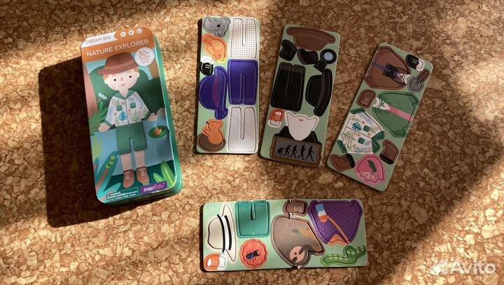 Игра одежда магнитная в жестяной коробке