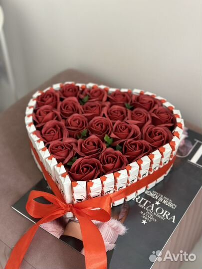 Сладкий букет из конфет