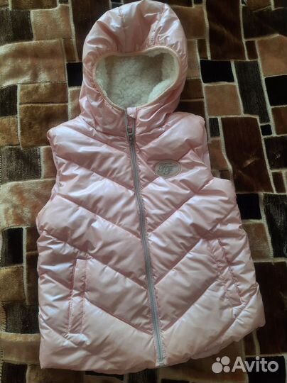 Жилет теплый Розовая куртка