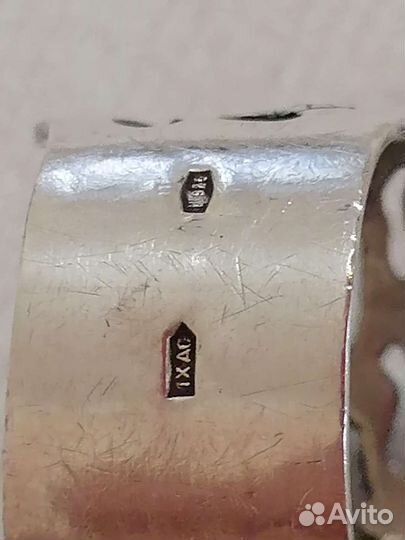 Кольцо СССР винтажное серебро