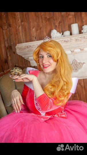Костюм принцессы взрослый / барби для аниматора