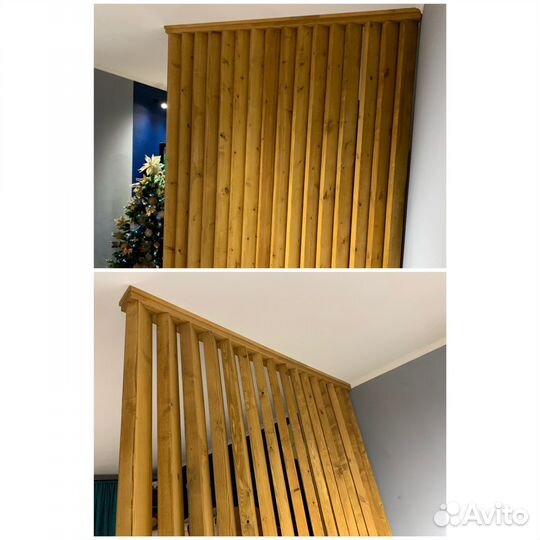 Перегородка из дерева декоративная перегородка