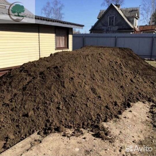 Чернозём плодородная Земля навоз куриный и говяжий