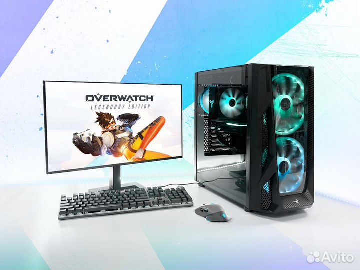 Компьютер для игр Intel Core i3-10100F / GTX 1630