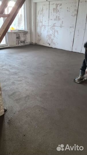 Полусухая стяжка пола