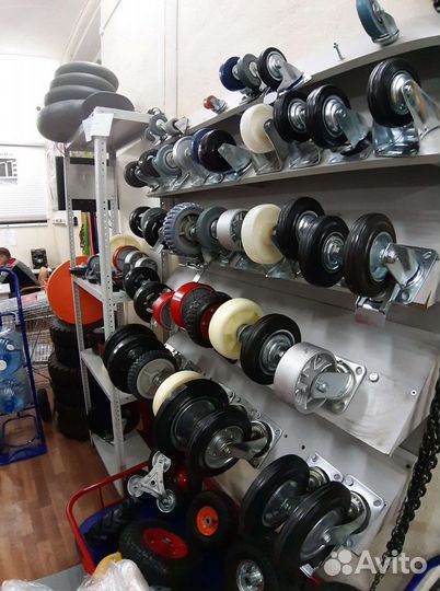 Колеса и ролики для складских тележек