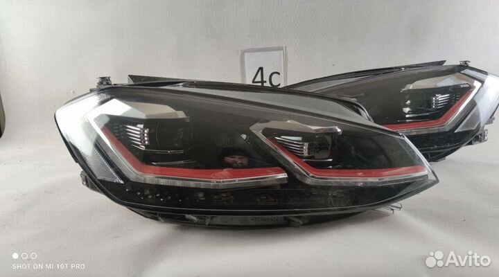 Фары на volkswagen golf 7 5G1 full LED GTI