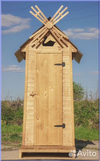 Дачный туалет с дельфином ZCM