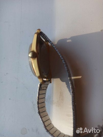 Часы Ракета Атом золото AU20 СССР экспорт 1960 ход