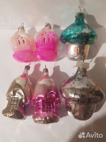 Елочные игрушки СССР Домик