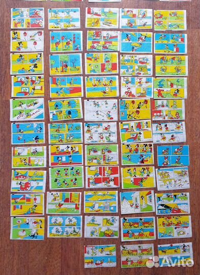 Вкладыши от жвачки Дональд