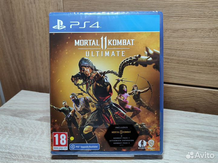 Новый диск Mortal Kombat 11 Ultimate PS4 PS5 Рус