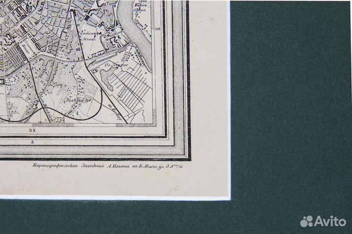 Карта Санкт-Петербургской губернии 1871г. А.Ильина