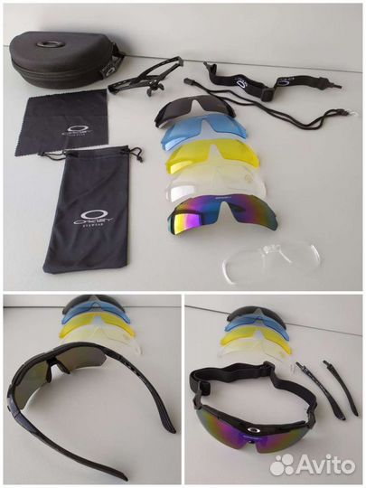 Очки oаkley тактические поляризационные с 5 линзам