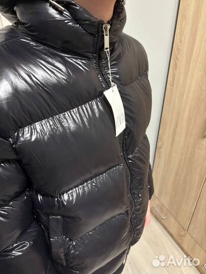 Пуховик zara moncler puffer jacket